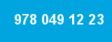 978 049 12 23 978 049 12 23